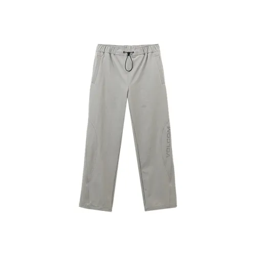 VOLCOM Knitted Sports Pants Unisex Gray