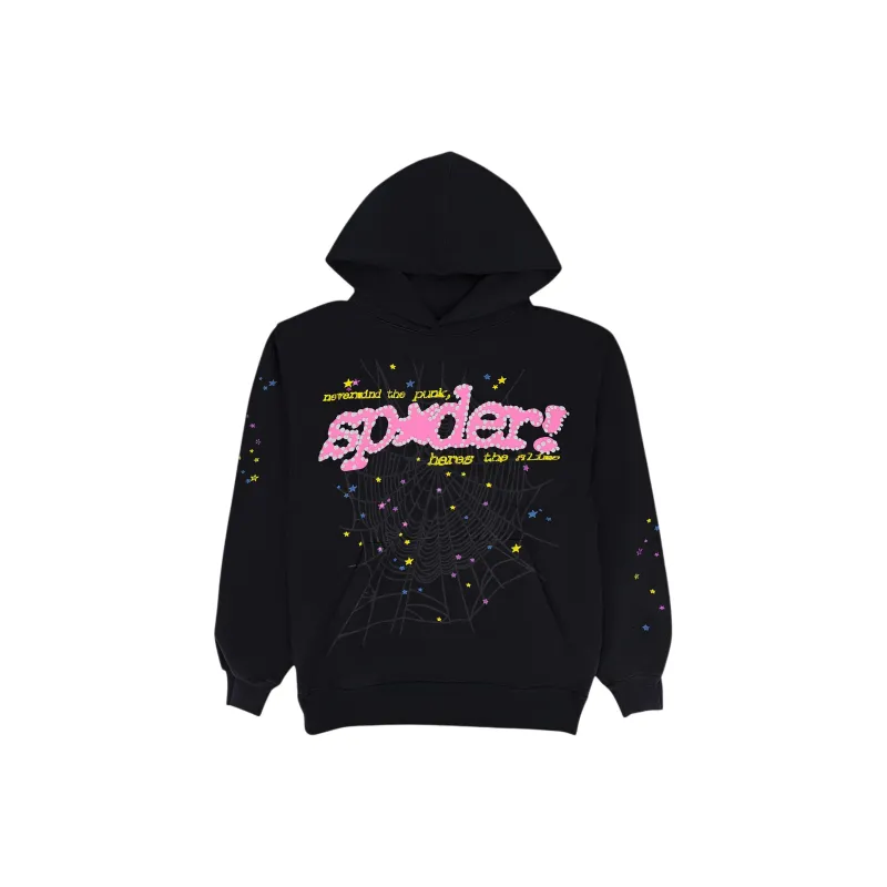 Sp5der P*nk V2 Hoodie-0