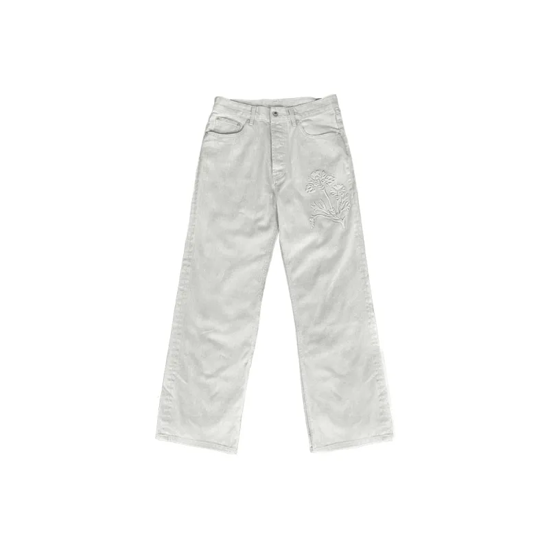 WANNA LAB SS25 Jeans Unisex Limestone White-0