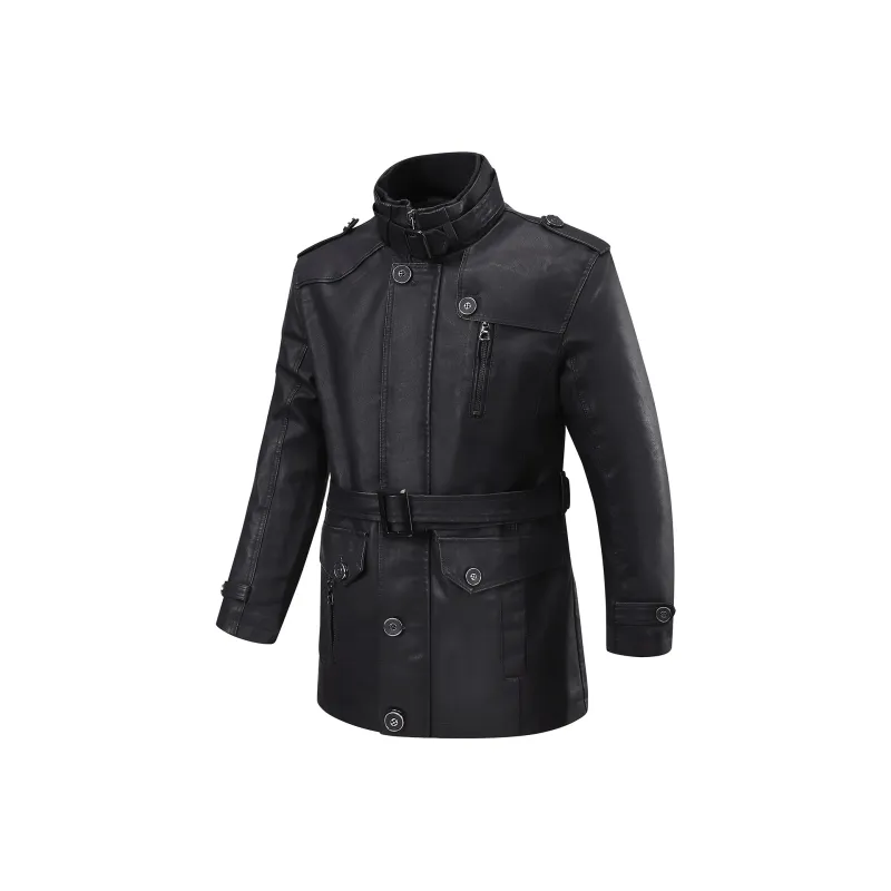 RAP PANDA Leather Jacket Unisex-2