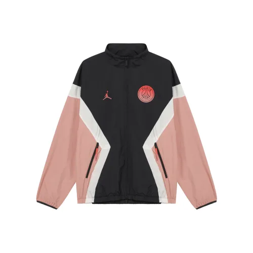 Jordan Paris Saint Germain FW24 Jacket Men's Rust Pink/gray Black/sail White/infrared Red