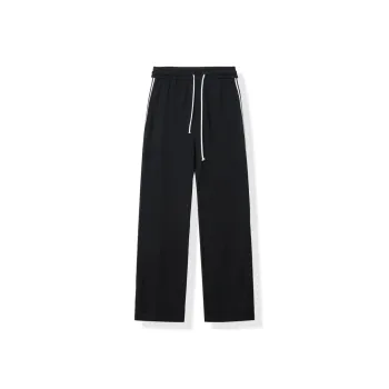 WILD LEADER Casual Pants Unisex Black