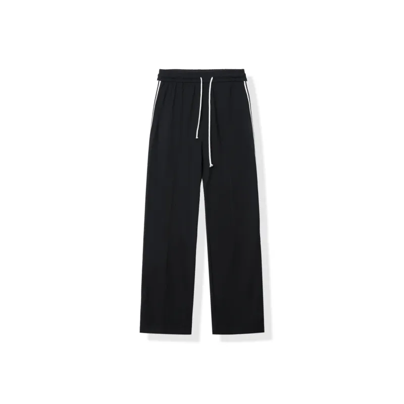 WILD LEADER Casual Pants Unisex Black-0