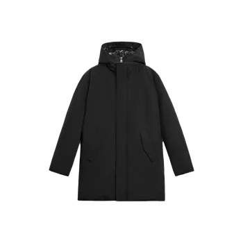 ZARA Parka Coats Men Black