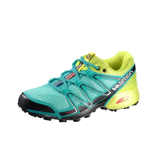 SALOMON Speedcross Vario Anti Slip Wear Resistant Low Top Trail Running Shoes Women's Green