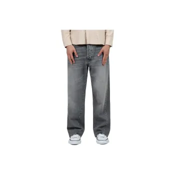 Sunflower Logo Patch Straight Leg Jeans