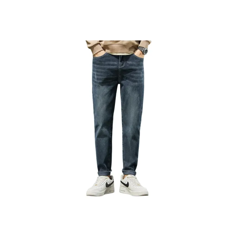 Tonlion Jeans Men Navy Blue-0