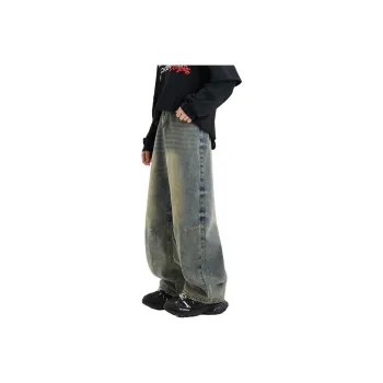 RCTAMY Jeans Unisex Yellow Mud