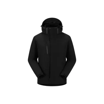 Yalu Diagonal Zipper Warm Wear Resistant Breathable Water Resistant Windproof Windbreaker Jacket Unisex