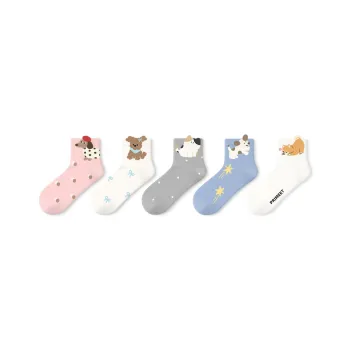 Primeet Ankle Socks Women's 5 Pack