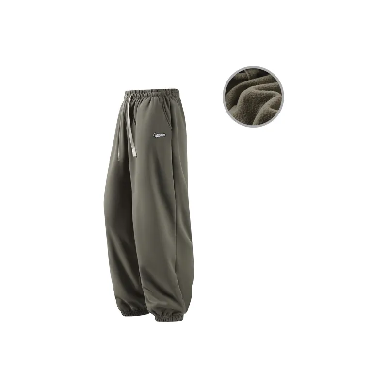 Small Columns Under The Sea Knitted Sports Pants Unisex-16