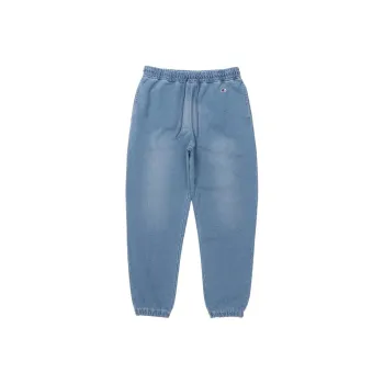 Champion SS24 Knitted Sports Pants Men's Stone Wash Blue