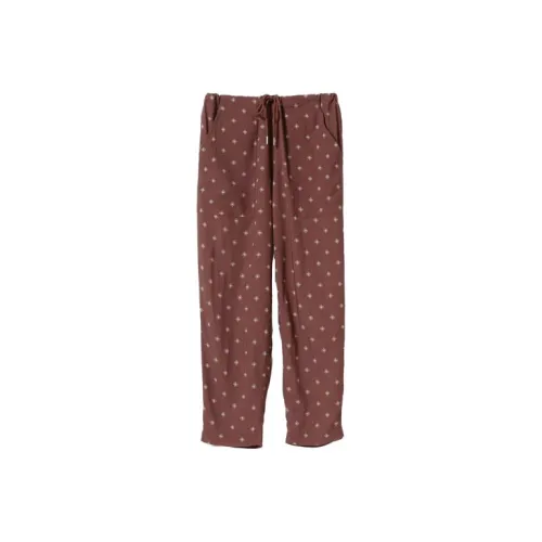 Beams Casual Pants Men Red Brown