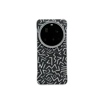 PENGKEXING Leather Material Borderless Graffiti Magnetic Phone Cases Compatibility With Xiaomi 15 Ultra Trendy And Cool