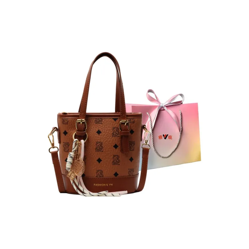 Yalu PU Shoulder Bag, Crossbody Bag, Handbag Women's Black/Ecru/Pink/Brown/Coffee-21