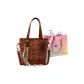 Brown with Charm-Shopping Bag