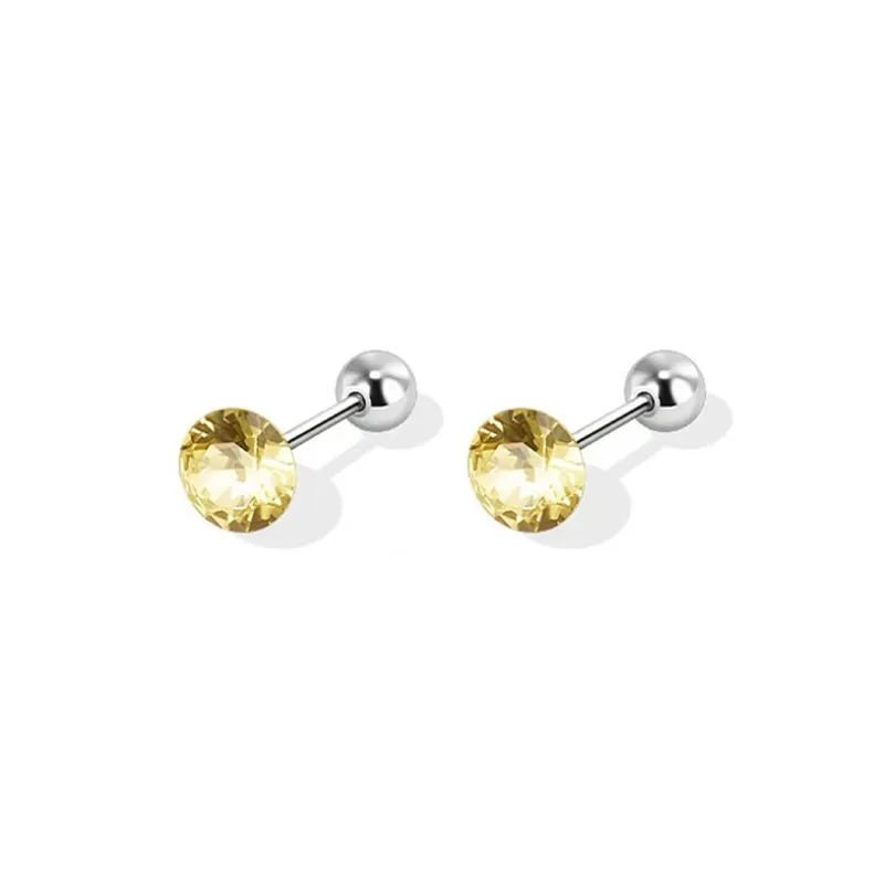 GUDUD Titanium Steel Stud Earrings Unisex-8