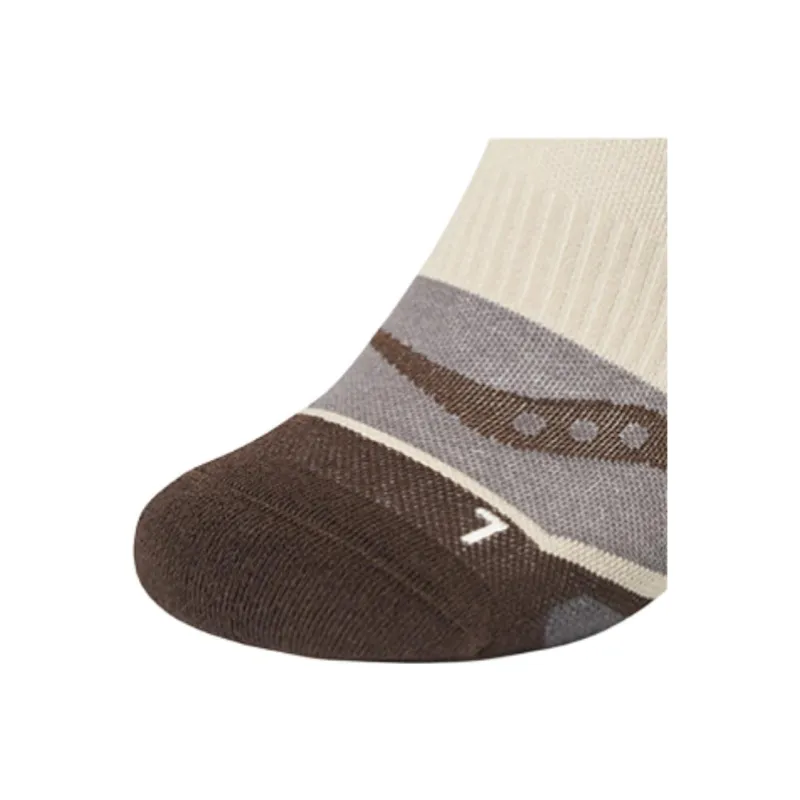 Saucony Polygiene Ankle Socks Unisex 1 Pack Light Khaki-2