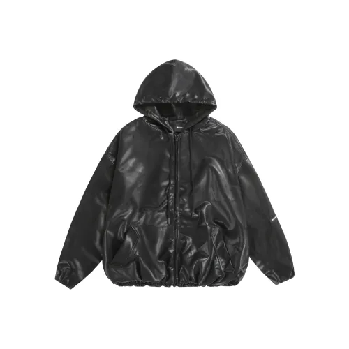 GEOFFREY B. SMALL Jackets Coats Unisex Black Plaid
