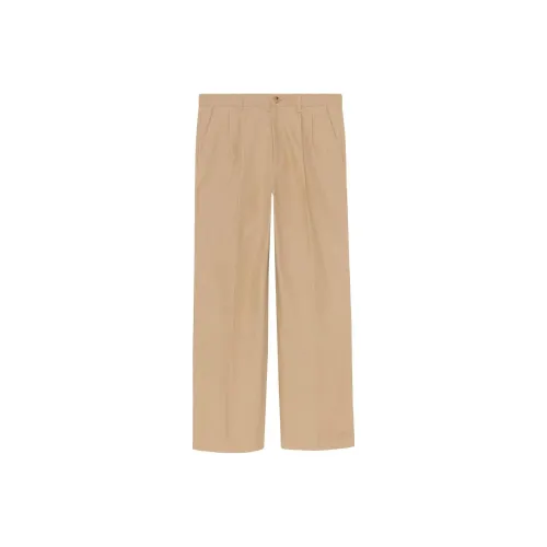 GUCCI Logo Embroidered Pressed Crease Trousers