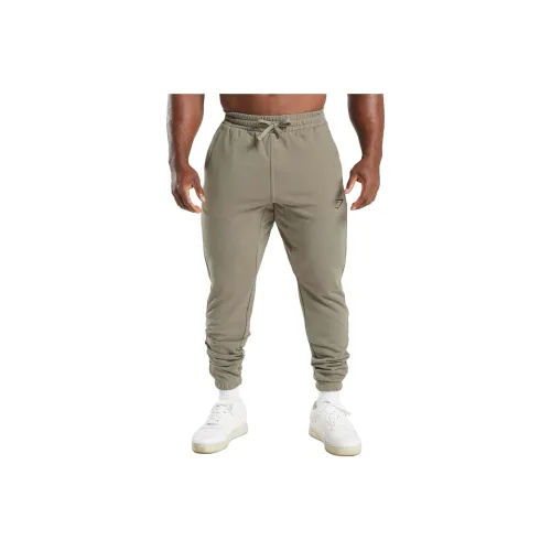 GYMSHARK ESSENTIAL OVERSIZED JOGGERS Knitted Sweatpants Men's Linen Brown