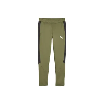 PUMA EVOSTRIPE Knitted Sports Pants Men's Olive Green