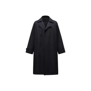 HERBEL Trench Coats Men Black