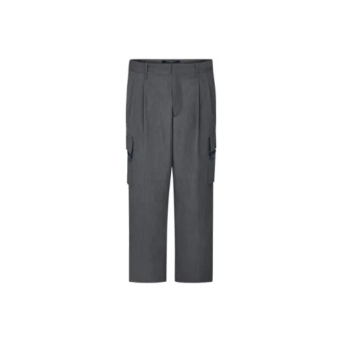 LOUIS VUITTON New Quarterly Products Of LV Suit Trousers Men Gray