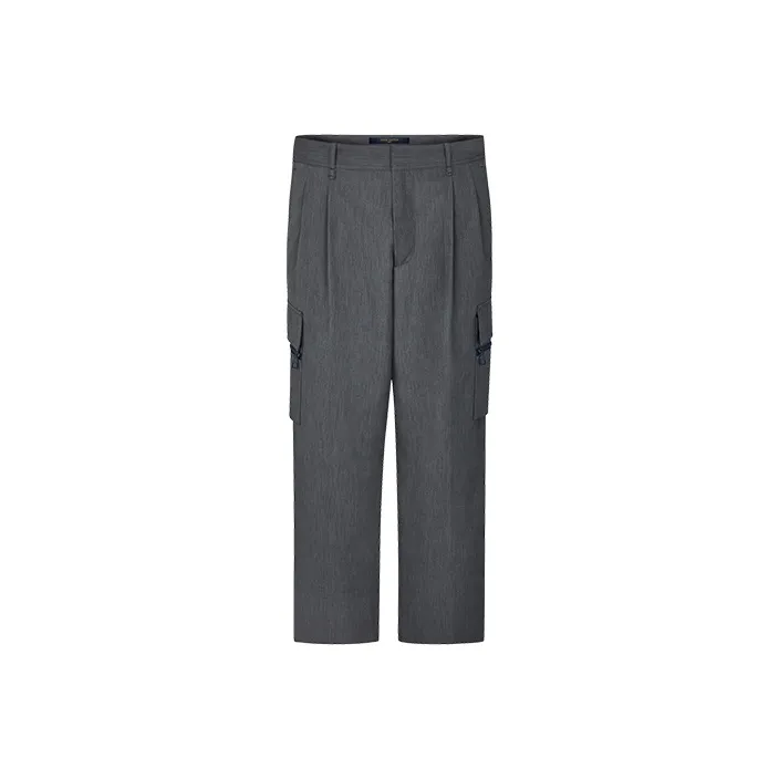 LOUIS VUITTON New Quarterly Products Of LV Suit Trousers Men Gray-0
