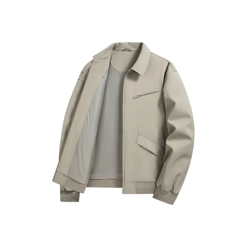 Yalu 1972 Slightly Relaxed Coat Textured Fabric Casual Top Men's-2