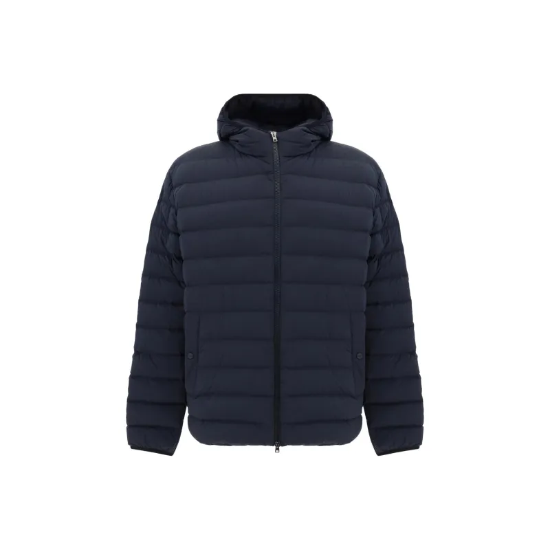 HERNO Hooded Quilted Zip Up Down Jacket-0