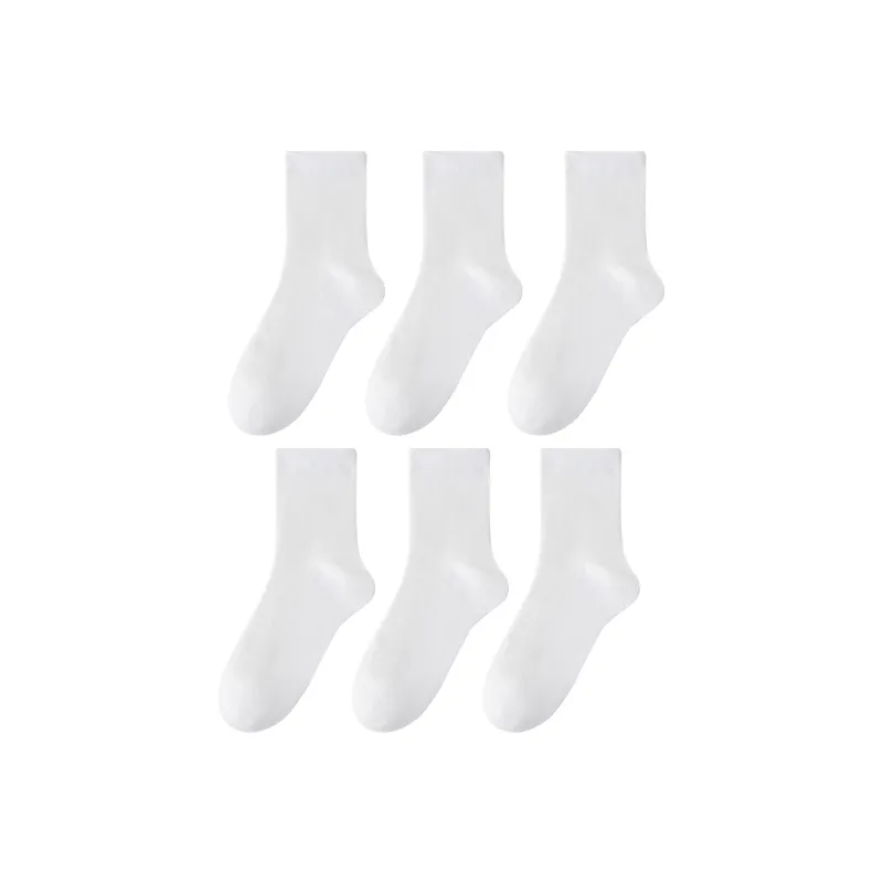 Urban Beauty Mid Calf Socks Men's 6 Pack-0
