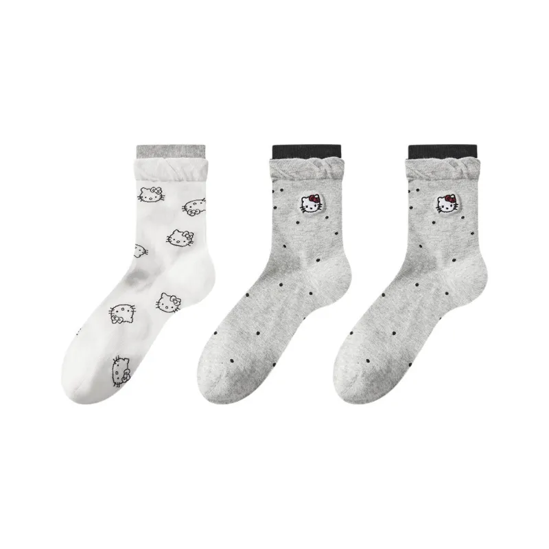 MADALLO Mid Calf Socks Women's 3 Pack-3