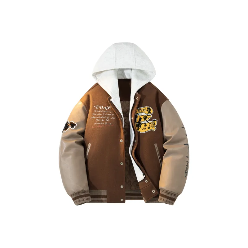 *EVAE+MOB Skull Series Baseball Jacket Unisex-9
