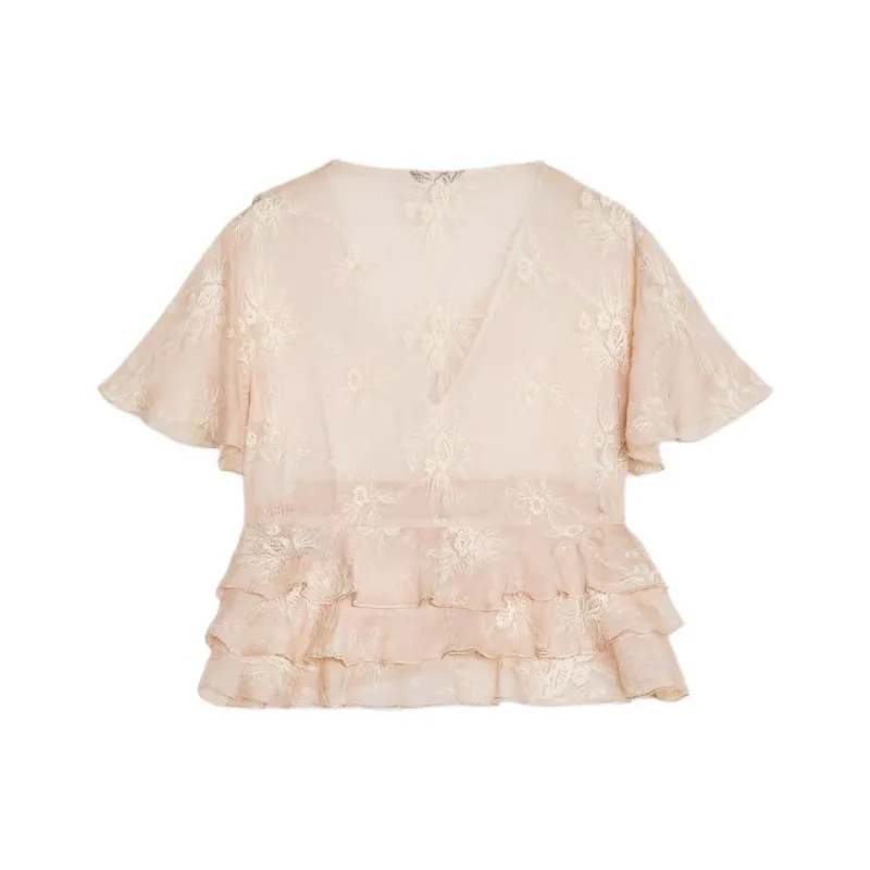 ZARA Shirts Women's Light Pink-1