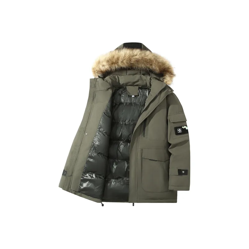 Feiyue Parka Coats Unisex-14