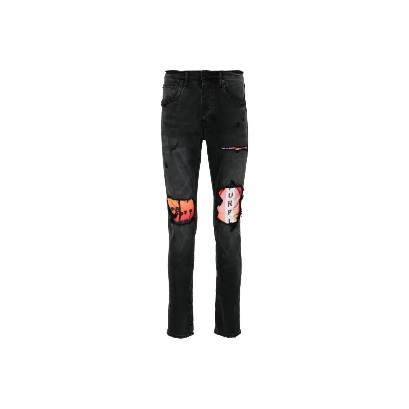 PURPLE BRAND X Blue Sky Inn Low Rise Skinny Jeans-0