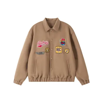 RickyisClown Jackets Coats Unisex Light Camel