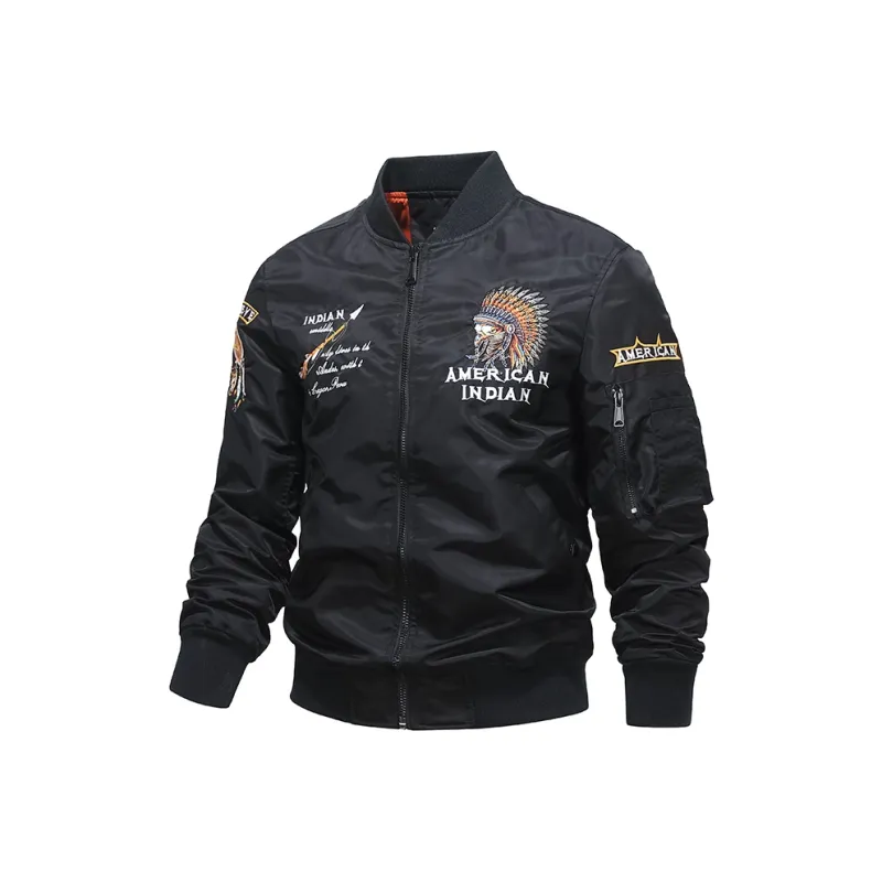 TREK&TRAVEL Baseball Jacket Men's-14
