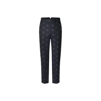 LOUIS VUITTON Wool Pont Neuf Cigarette Pants Casual Pants Men's Gray