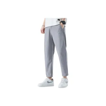 Tonlion Casual Pants Unisex Light Gray
