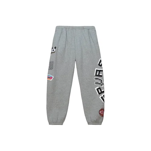 Mitchell Ness Casual Pants Men Gray