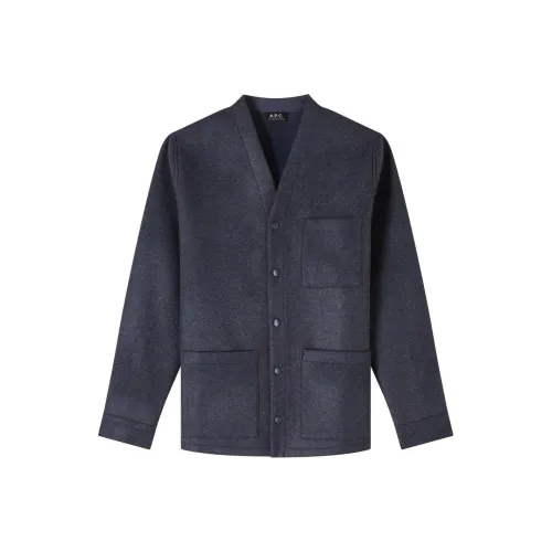 A.P.C FW24 We11done jackets Coats Men's Marine Blue