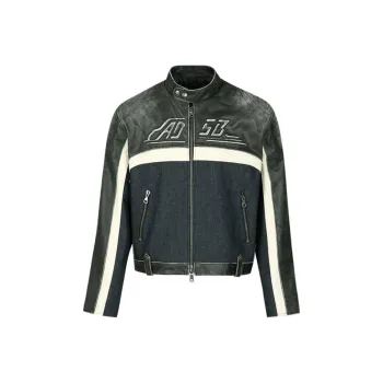 ANDERSSON BELL Leather Jacket Men's Black