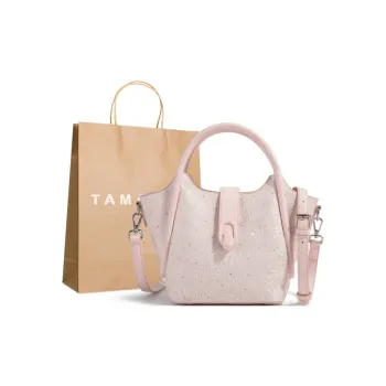 TAMATHA Polyurethane Synthetic Leather Fashion Soft Style Bucket Bag Crossbody Handbag Regular Women's Multicolor