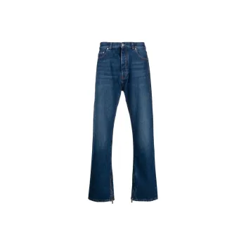 OFF WHITE Arr Tab Zip Det Skate Mid Rise Jeans