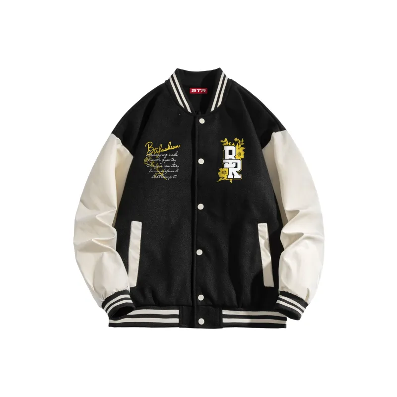 BTR Baseball Jacket Unisex Dark Blue-0