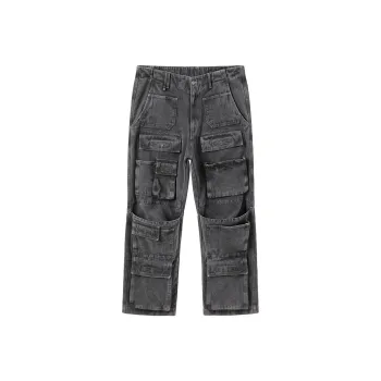 Toos. AW24 Cargo Pants Men's Washed Black