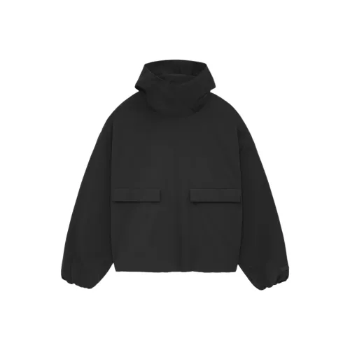 Fear Of God Essentials Military Nylon Hooded Jacket Womens Military Nylon Bomber Jacket Marine