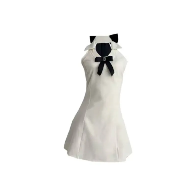 PUREIDOL Sleeveless Dress Women's White-1